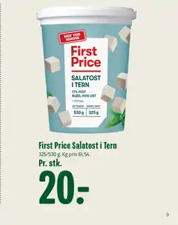 Min Købmand First Price Salatost i Tern tilbud