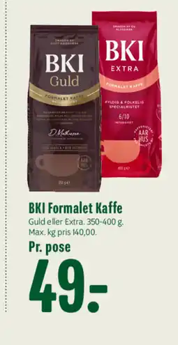 Min Købmand BKI Formalet Kaffe tilbud