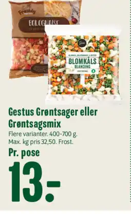 Min Købmand Gestus Grøntsager eller Grøntsagsmix tilbud