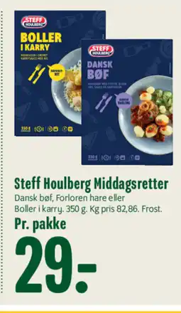 Min Købmand STEFF HOULBERG Middagsretter tilbud