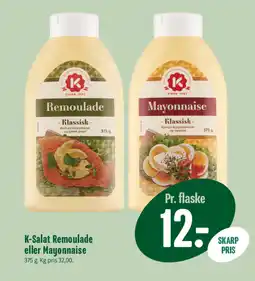 Min Købmand K-Salat Remoulade eller Mayonnaise tilbud