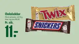 Min Købmand Chokoladebar tilbud