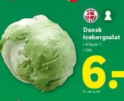 Lidl Dansk icebergsalat tilbud