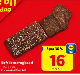 Lidl Softkernerugbrød tilbud