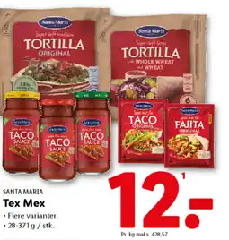 Lidl SANTA MARIA Tex Mex tilbud