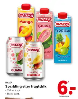 Lidl MAAZA Sparkling eller frugtdrik tilbud