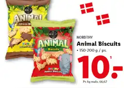 Lidl NORDTHY Animal Biscuits tilbud