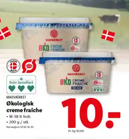 Lidl MADVÆRKET Økologisk creme fraiche tilbud