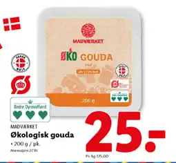 Lidl MADVÆRKET Økologisk gouda tilbud