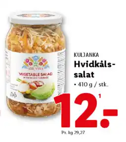 Lidl KULJANKA Hvidkåls- salat tilbud