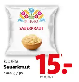 Lidl KULJANKA Sauerkraut tilbud