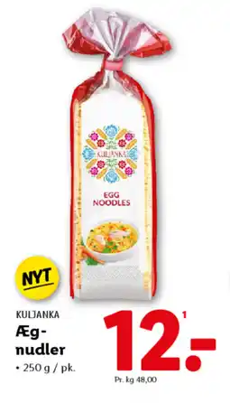 Lidl KULJANKA Æg- nudler tilbud