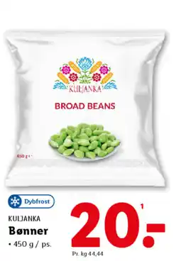 Lidl KULJANKA Bønner tilbud
