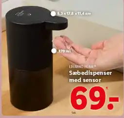 Lidl LIVARNO HOME® Sæbedispenser med sensor tilbud