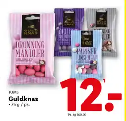 Lidl TOMS Guldknas tilbud