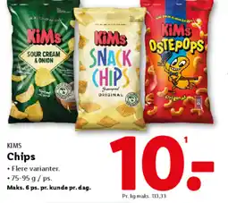 Lidl KIMS Chips tilbud