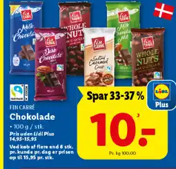 Lidl FIN CARRÉ Chokolade tilbud