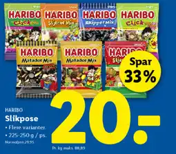 Lidl HARIBO Slikpose tilbud