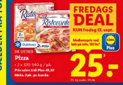 Lidl DR. OETKER Pizza tilbud