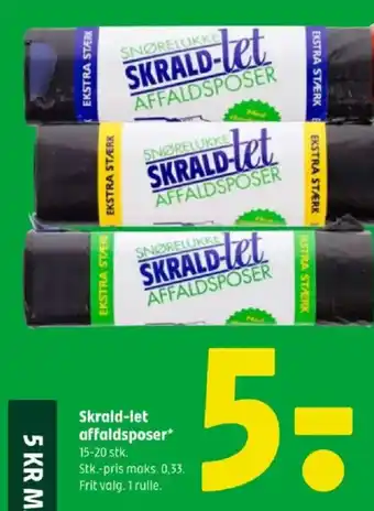 Coop 365 Skrald-let affaldsposer tilbud
