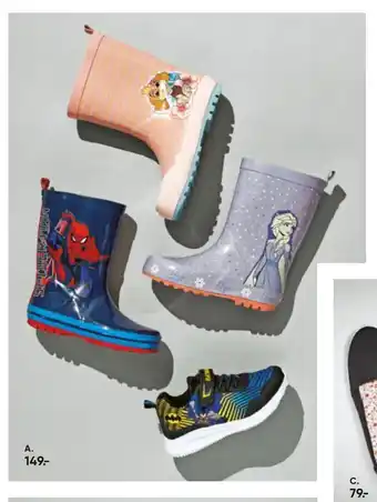 Bilka Gummistøvler eller sneakers med kendte figurer tilbud