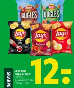 Coop 365 Lays eller Bugles chips tilbud