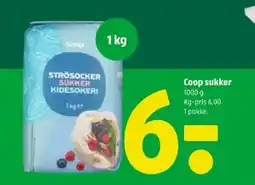 Coop 365 Coop sukker tilbud