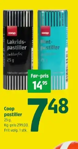 Coop 365 Coop pastiller tilbud