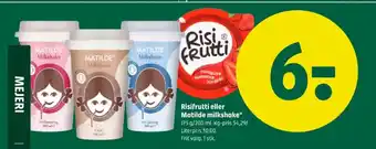 Coop 365 Risifrutti eller Matilde milkshake tilbud