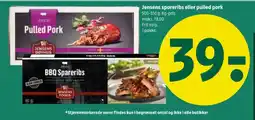 Coop 365 Jensens spareribs eller pulled pork tilbud