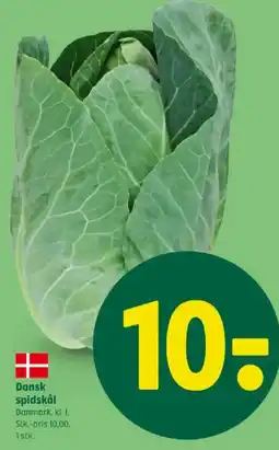 Coop 365 Dansk spidskål tilbud