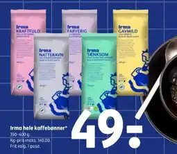 Coop 365 Irma hele kaffebønner tilbud