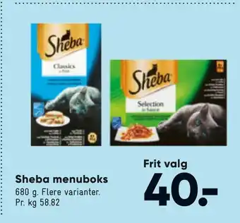 Bilka Sheba menuboks tilbud