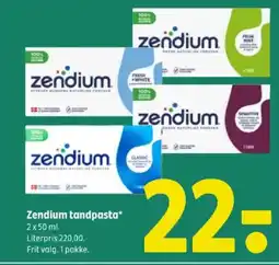 Coop 365 Zendium tandpasta tilbud