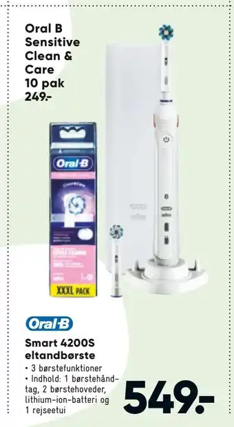 Bilka Oral B Sensitive Clean & Care tilbud