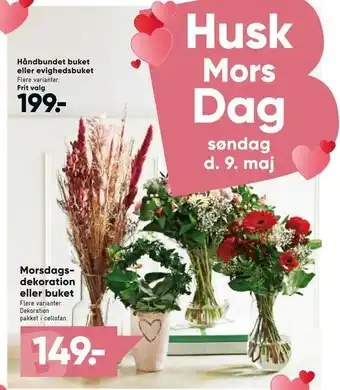 Bilka Håndbundet buket eller evighedsbuket tilbud