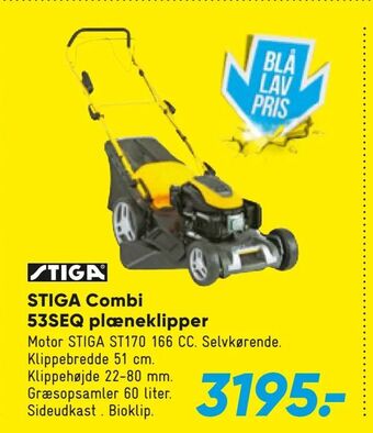 Bilka STIGA Combi 53SEQ plæneklipper tilbud