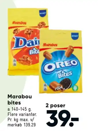 Bilka Marabou bites tilbud