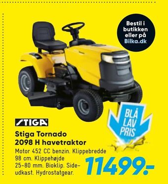 Bilka Stiga Tornado 2098 H havetraktor tilbud