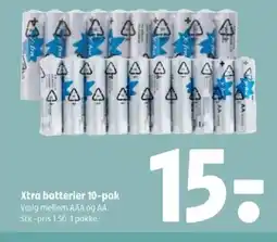 Coop 365 Xtra batterier tilbud