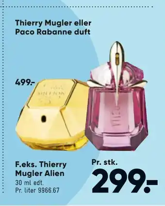 Bilka Thierry Mugler eller Paco Rabanne duft tilbud