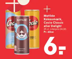 SPAR Matilde Kakaomælk, Cocio Classic eller Delight tilbud