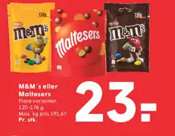 SPAR M&M's eller Maltesers tilbud