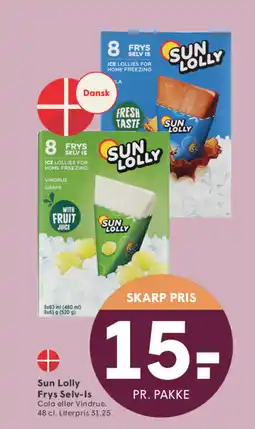 SPAR Sun Lolly Frys Selv-Is tilbud