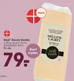 SPAR Dejli' Dansk Danbo tilbud