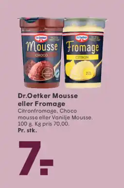 SPAR Dr.Oetker Mousse eller Fromage tilbud