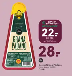 SPAR Gestus Grana Padano tilbud