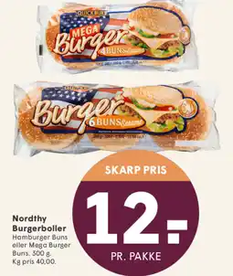 SPAR Nordthy Burgerboller tilbud