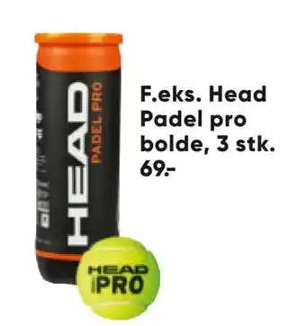 Head Padel pro bolde, 3 stk