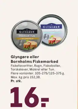 SPAR Glyngøre eller Bornholms Fiskemarked tilbud